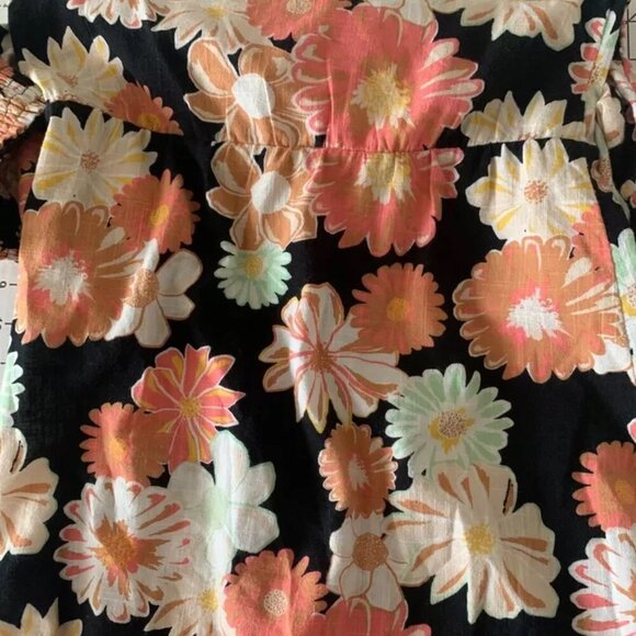 NEW- Roxy Juniors' Summertime Feeling Puff-Sleeve Dress MSRP $60 - Picture 8 of 9